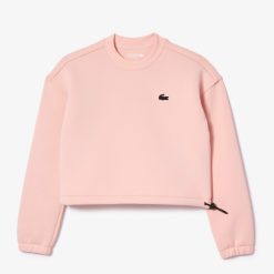 Vetements De Sport | LACOSTE Sweatshirt Femme Loose Fit Lacoste Sport Avec Cordon De Serrage