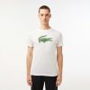 Vetements De Sport | LACOSTE T-Shirt Lacoste Sport En Jersey Respirant Imprime Crocodile 3D