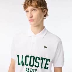 Polos | LACOSTE Polo Original L.12.12 Flocage Lacoste En Petit Pique