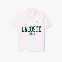 Polos | LACOSTE Polo Original L.12.12 Flocage Lacoste En Petit Pique