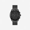 Montres | LACOSTE Montre Homme Chronographe Boston En Acier Noir Lacoste