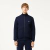 Sweatshirts | LACOSTE Sweatshirt Jogger Zippe Homme Regular Fit Lacoste En Molleton Gratte