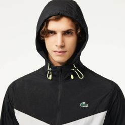 Vetements De Sport | LACOSTE Veste Zippee Sport Deperlante Et Compressible