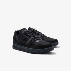 Outdoor | LACOSTE Chaussures Outdoor T-Clip Winter Homme Lacoste En Cuir Et Textile