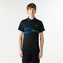 Vetements De Sport | LACOSTE Polo Tennis Ultra-Dry Avec Rayures Color-Block