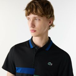 Vetements De Sport | LACOSTE Polo Tennis Ultra-Dry Avec Rayures Color-Block