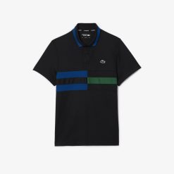 Vetements De Sport | LACOSTE Polo Tennis Ultra-Dry Avec Rayures Color-Block