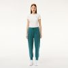 Pantalons & Shorts | LACOSTE Pantalon De Survetement Jogger Femme Lacoste En Double-Face