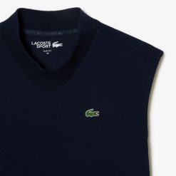 Vetements De Sport | LACOSTE Polo Sans Manche Femme Golf Lacoste Sport Ultra-Dry En Coton Biologique