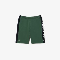 Vetements Fille | LACOSTE Short Enfant Lacoste A Bandes Colorees En Coton Biologique