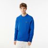 Pullovers | LACOSTE Pull A Col Rond En Laine Unie