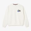 Sweatshirts | LACOSTE Sweatshirt Jogger Loose Fit En Coton Avec Badges