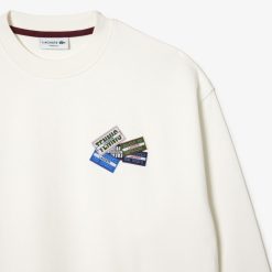 Sweatshirts | LACOSTE Sweatshirt Jogger Loose Fit En Coton Avec Badges