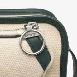 Sacs A Bandouliere | LACOSTE Sac Bandouliere Heritage Canvas Inspiration Tennis En Textile