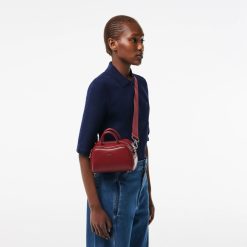 Sacs A Bandouliere | LACOSTE Mini Sac A Main Lora En Cuir