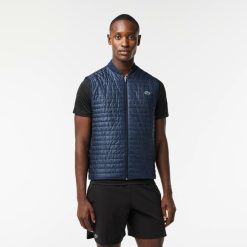 Vetements De Sport | LACOSTE Veste Sans Manche Homme Lacoste Sport Rembourree Et Reversible