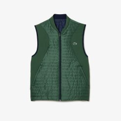 Vetements De Sport | LACOSTE Veste Sans Manche Homme Lacoste Sport Rembourree Et Reversible