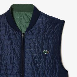 Vetements De Sport | LACOSTE Veste Sans Manche Homme Lacoste Sport Rembourree Et Reversible