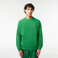 Pullovers | LACOSTE Pull Homme Lacoste Relaxed Fit Col Rond En Laine