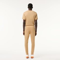 Pantalons & Shorts | LACOSTE Pantalon De Survetement Jogger Slim Fit Homme En Molleton De Coton Biologique