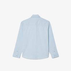 Vetements Garcon | LACOSTE Chemise Enfant Lacoste Avec Poches Contrastees Sur Le Devant