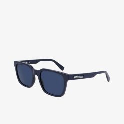 Lunettes De Soleil | LACOSTE Lunettes De Soleil Rubbery Stripes Rectangulaires