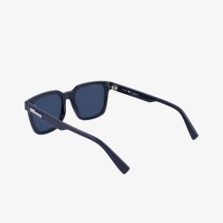 Lunettes De Soleil | LACOSTE Lunettes De Soleil Rubbery Stripes Rectangulaires