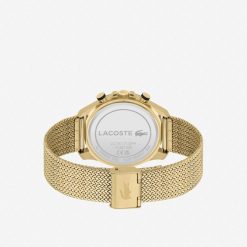 Montres | LACOSTE Montre Chrono Neoheritage Maille Ip Or