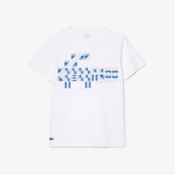 Vetements De Sport | LACOSTE T-Shirt Homme Lacoste Sport X Novak Djokovic Avec Imprime