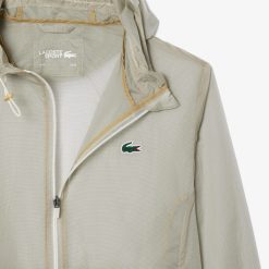 Vetements De Sport | LACOSTE Veste Sport Legere Deperlante Avec Capuche