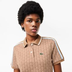 Polos | LACOSTE Polo Slim Fit Jacquard Monogramme Lacoste