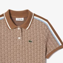 Polos | LACOSTE Polo Slim Fit Jacquard Monogramme Lacoste