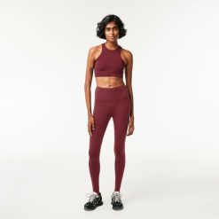 Vetements De Sport | LACOSTE Legging Fuseau Femme Lacoste En Polyamide Recycle