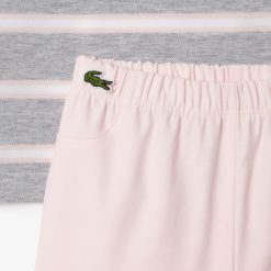 Accessoires | LACOSTE Coffret Pyjama En Mini Pique De Coton Biologique