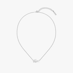 Bijoux | LACOSTE Collier Crocodile Femme Lacoste