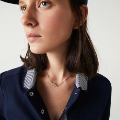 Bijoux | LACOSTE Collier Crocodile Femme Lacoste