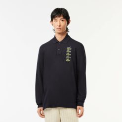 Polos | LACOSTE Polo Manches Longues Original L.12.12 Avec Badges Iconiques