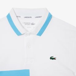 Vetements De Sport | LACOSTE Polo Tennis Ultra-Dry Avec Rayures Color-Block