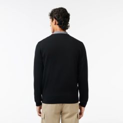 Pullovers | LACOSTE Cardigan En Laine Merinos