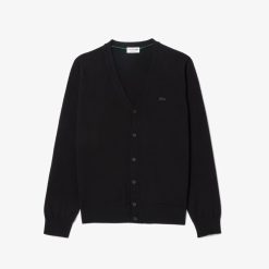 Pullovers | LACOSTE Cardigan En Laine Merinos