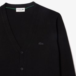 Pullovers | LACOSTE Cardigan En Laine Merinos