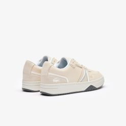 Sneakers | LACOSTE Sneakers L001 Homme En Cuir Et Cuir Velours