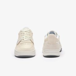 Sneakers | LACOSTE Sneakers L001 Homme En Cuir Et Cuir Velours