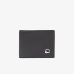 Portefeuilles & Petite Maroquinerie | LACOSTE Portefeuille Pliable Homme Lacoste Avec Porte-Cartes Interieur