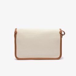 Sacs A Bandouliere | LACOSTE Sacoche A Rabat Heritage Canvas En Coton