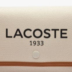 Sacs A Bandouliere | LACOSTE Sacoche A Rabat Heritage Canvas En Coton