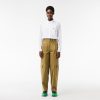 Pantalons & Shorts | LACOSTE Pantalon Cargo En Gabardine De Coton Extensible