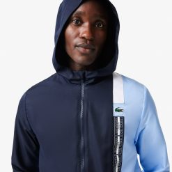 Vetements De Sport | LACOSTE Veste Zippee Tennis En Fibres Recyclees