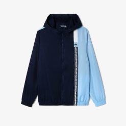 Vetements De Sport | LACOSTE Veste Zippee Tennis En Fibres Recyclees