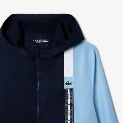 Vetements De Sport | LACOSTE Veste Zippee Tennis En Fibres Recyclees